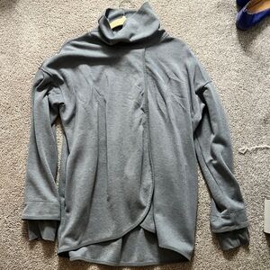 Nike Gray Turtleneck Sweater Maternity/Nursing